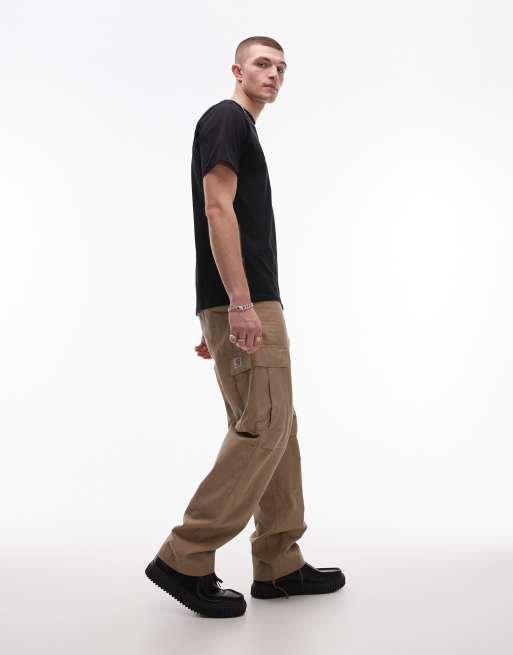 Carhartt WIP - Pantaloni cargo regular fit beige, 5 di 5