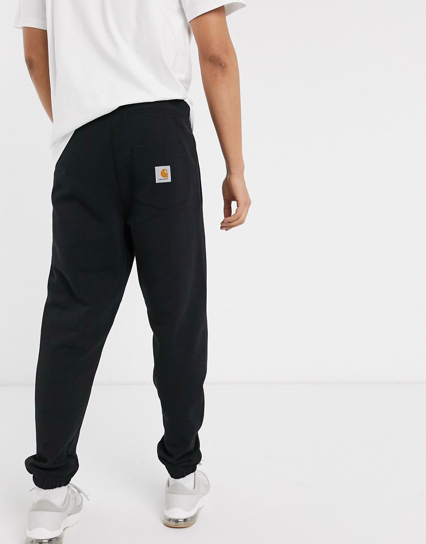 Carhartt WIP - Pantaloni delpati con tasca neri-Nero