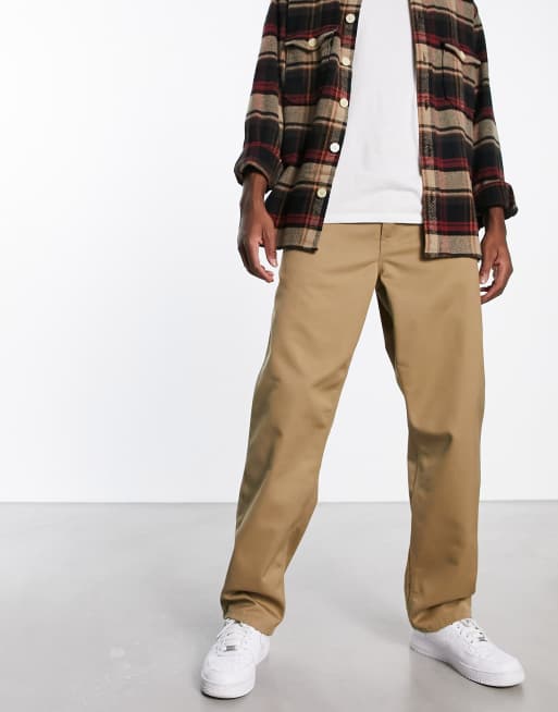 Carhartt WIP - Pantaloni semplici comodi dritti neri