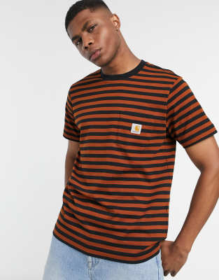 Carhartt WIP parker stripe pocket t 
