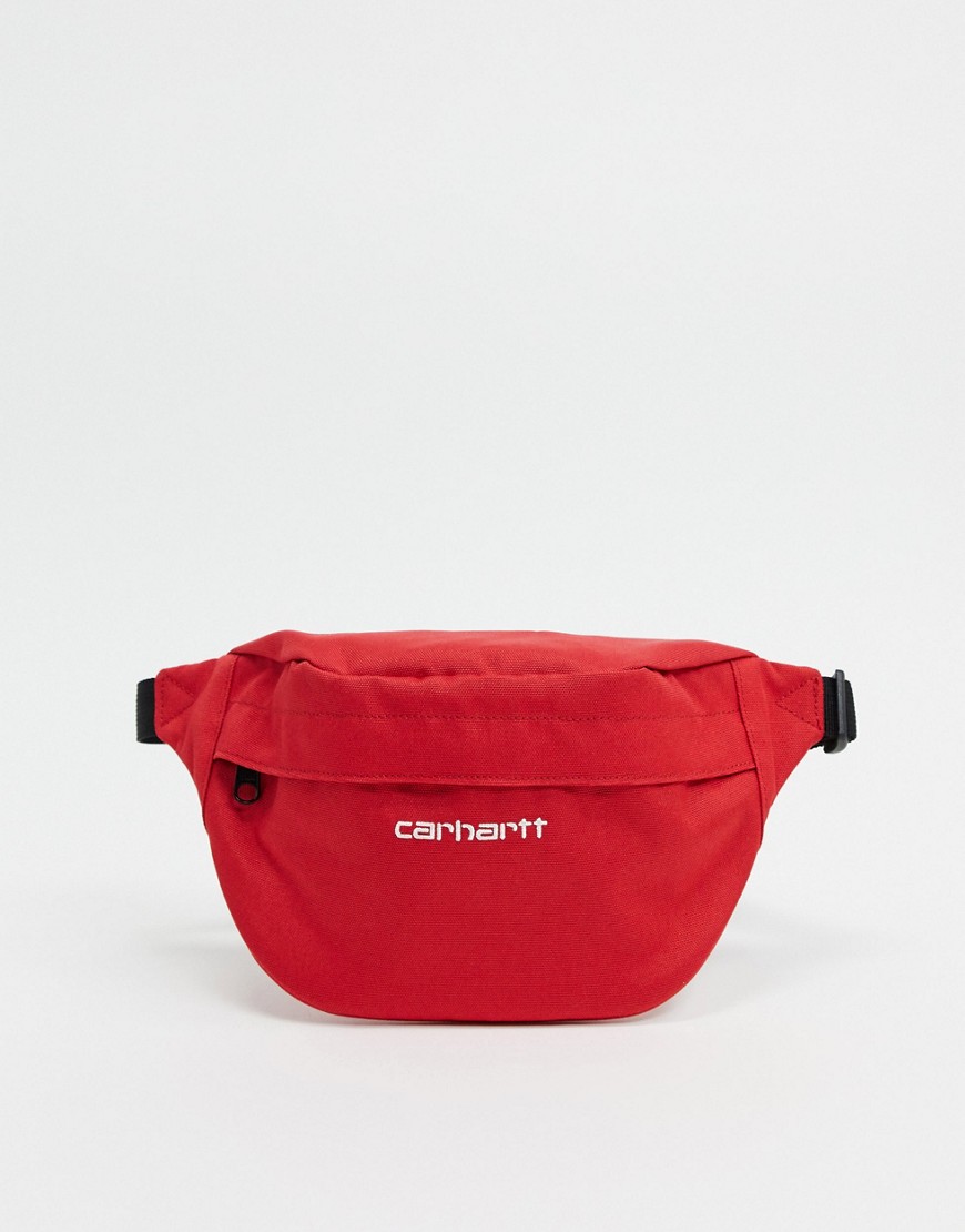 Carhartt WIP - Payton - Heuptas in rood met wit