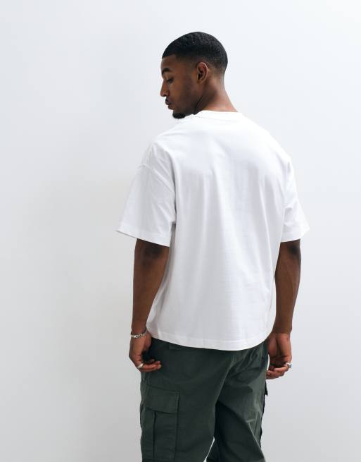 Carhartt WIP Pennon T-shirt met graphic op de voorkant in wit, 5 van 5