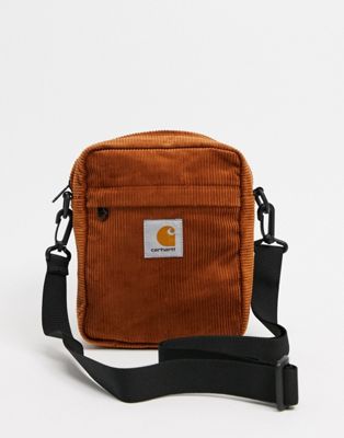 Carhartt WIP - Petit sac en velours côtelé - Orange brulé | ASOS