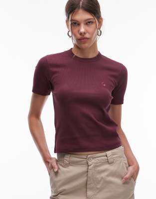 Carhartt WIP - Philipa - T-Shirt in Burgunderrot