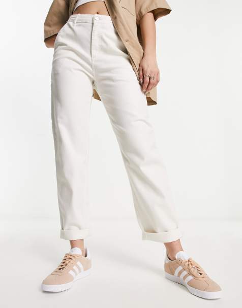 Carhartt WIP pierce boyfriend fit trousers in white - view 1
