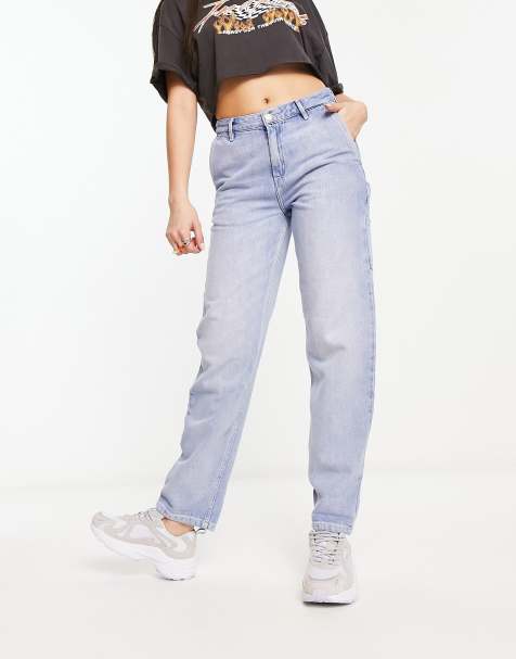 Carhartt WIP – Pierce – Boyfriend-Jeans in blauer Stone-Waschung - view 1