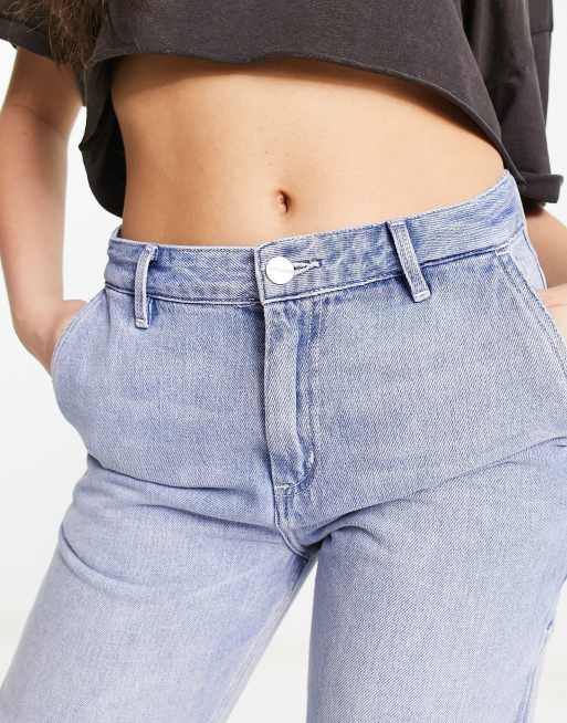 Carhartt WIP – Pierce – Boyfriend-Jeans in blauer Stone-Waschung, 5 von 5