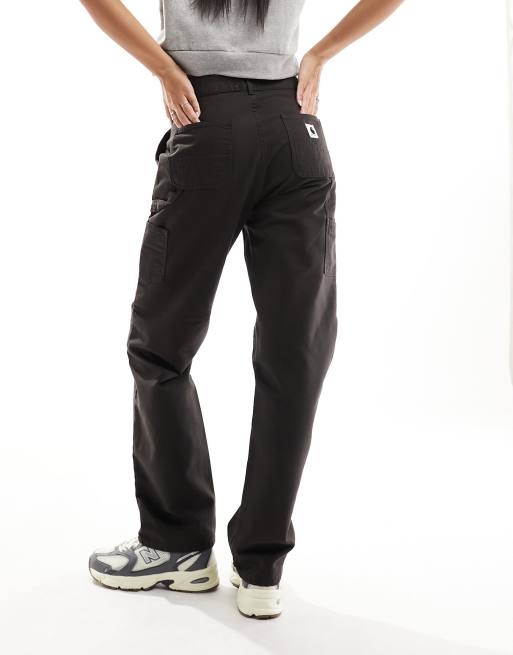 Carhartt WIP – Pierce – Bruna raka snickarbyxor, 3 av 5