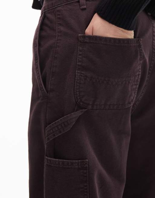 Carhartt WIP – Pierce – Bruna raka snickarbyxor, 5 av 5