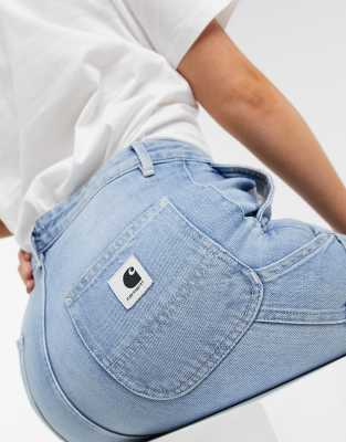 carhartt wip pierce light wash jeans