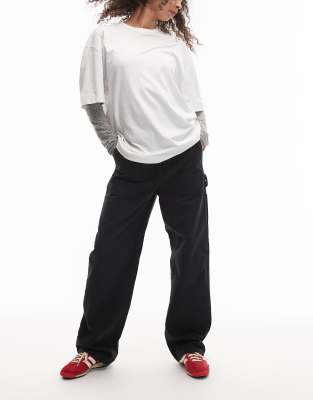 Carhartt WIP - Pierce - Carpenter-Hose in Schwarz mit geradem Schnitt