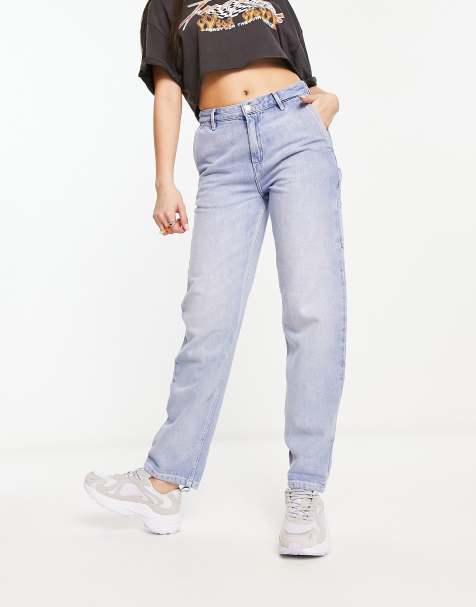 Jean boyfriend gris online femme