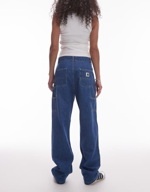 Carhartt WIP – Pierce – Niebieskie jeansy z prostymi nogawkami, 2 z 5