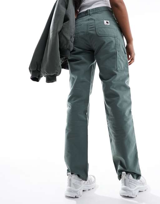Carhartt WIP - Pierce - Pantalon droit surteint - Vert, 2 de 5