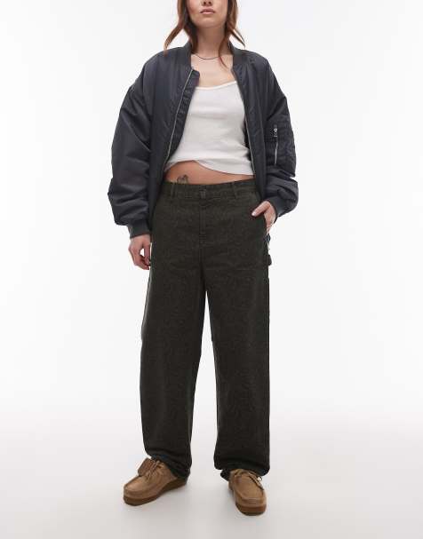 Carhartt WIP Pierce relaxed straight jeans in leopard print - view 1