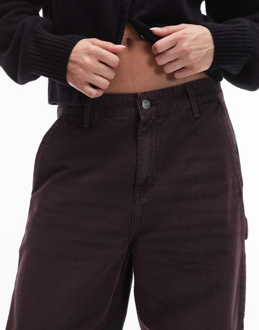 Carhartt WIP Pierce straight carpenter pants in brown, 2 of 5
