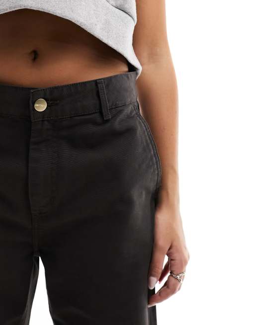 Carhartt WIP pierce straight carpenter trousers in brown, 4 of 5