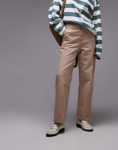 Carhartt WIP pierce straight fit trousers in beige