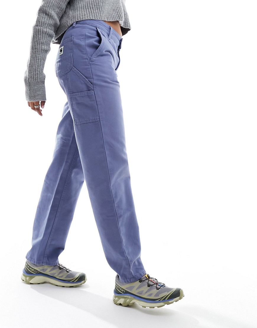 Carhartt WIP pierce straight leg trousers in blue
