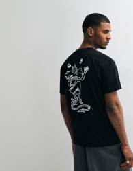Carhartt WIP playing cards t-shirt with back print in black