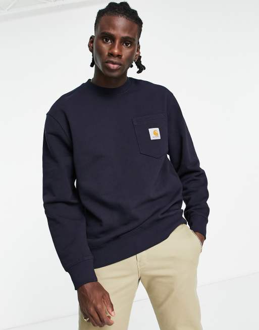 Carhartt cheap sweatshirt navy