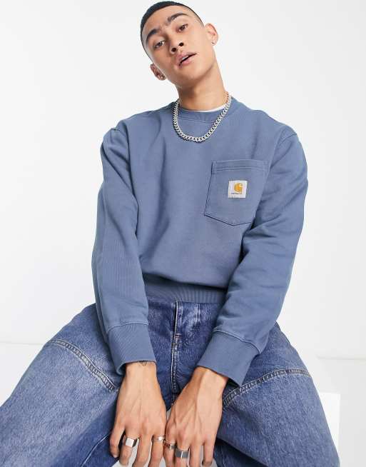 Carhartt WIP pocket sweat in blue