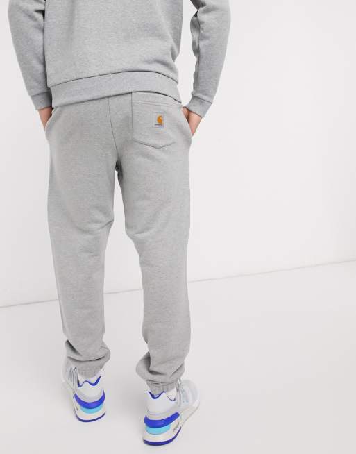 Carhartt WIP Pocket sweat pant in grey