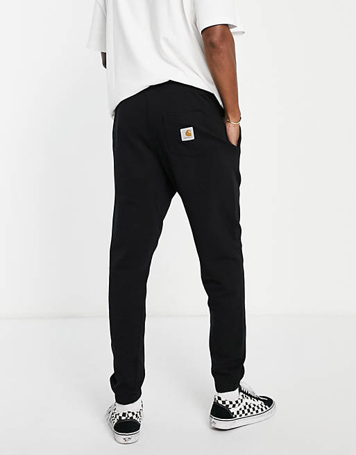 lounge Grader celsius Serrated Carhartt WIP pocket sweatpants in black | ASOS