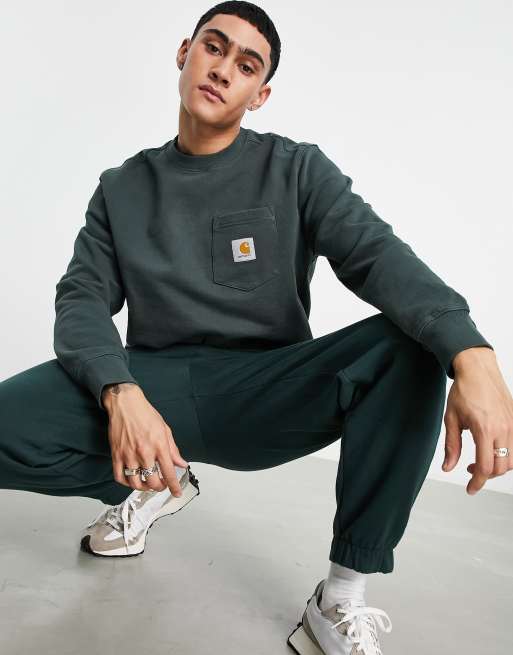 Carhartt green clearance sweater