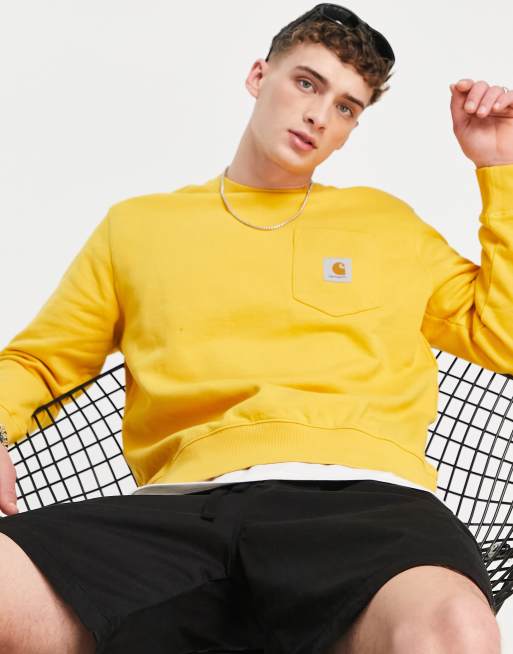 Carhartt 2025 yellow sweatshirt