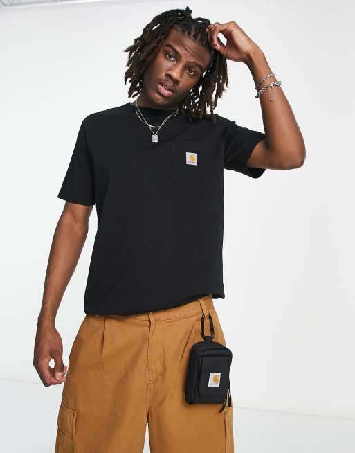 Black pocket tee clearance shirts