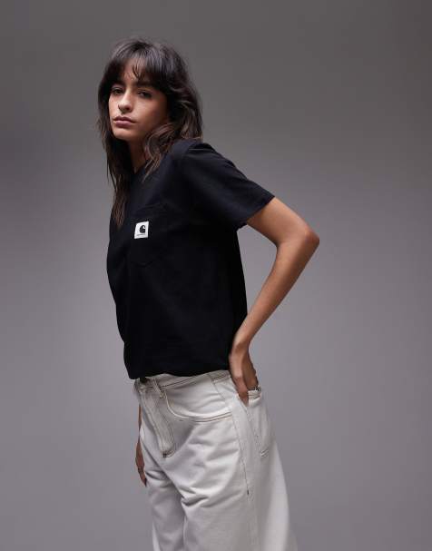 Carhartt WIP pocket t-shirt in black - view 1