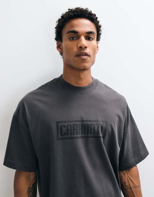 Carhartt WIP Pocket t-shirt in charcoal, 3 of 5