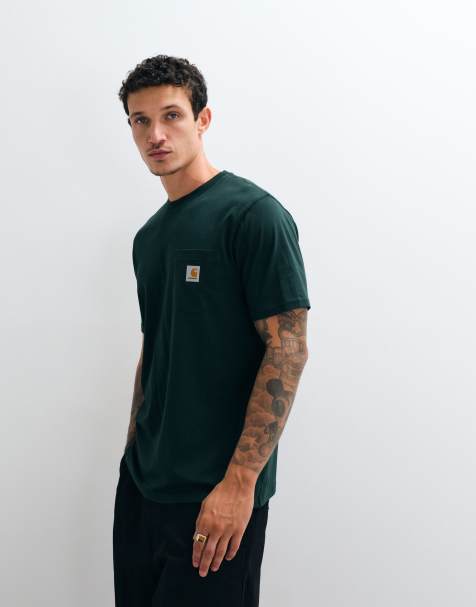 Carhartt WIP Pocket t-shirt in dark green - view 1