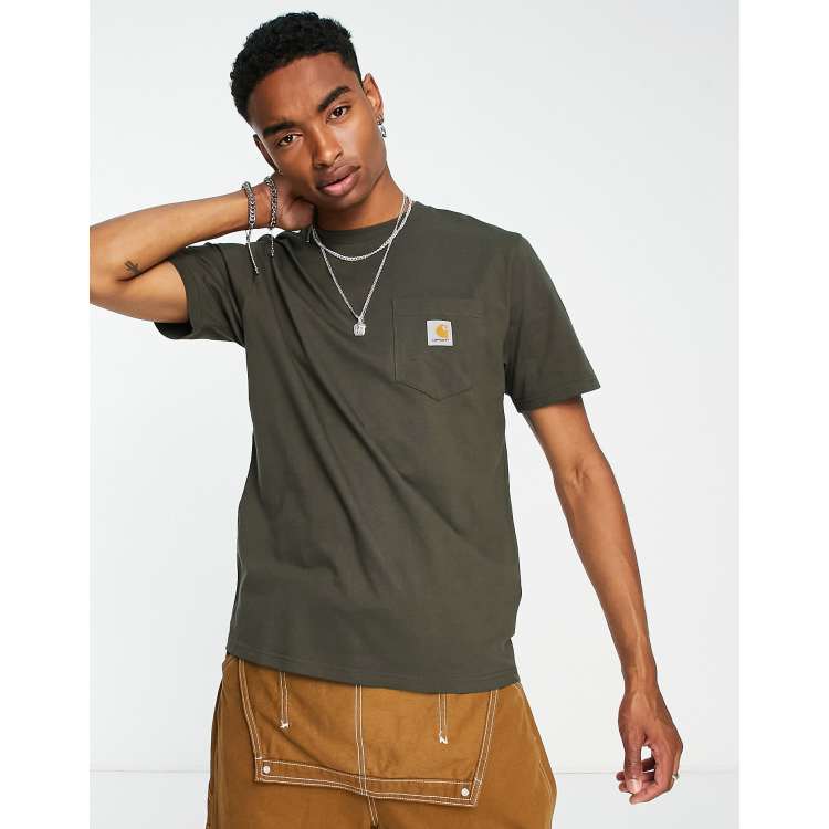 Carhartt WIP pocket t-shirt in green