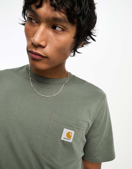 Carhartt t clearance shirt with pocket