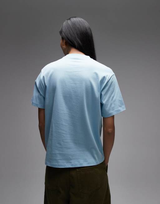 Carhartt WIP pocket t-shirt in light blue, 4 of 4