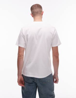 Carhartt Pocket T-shirt Featuring Logo Label In White