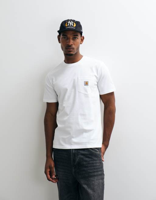 Carhartt WIP pocket t-shirt in white, 5 of 5