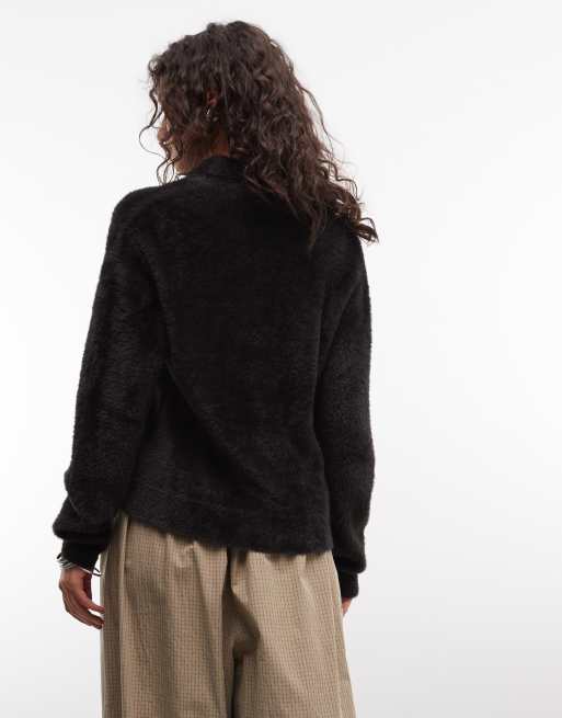 Carhartt WIP - polo de manga larga Maine en negro, 4 de 4