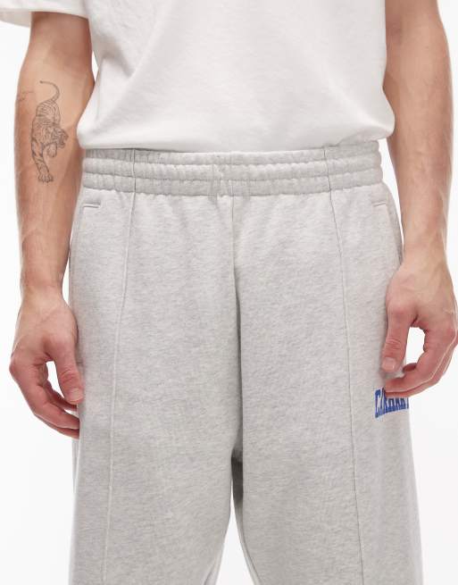 Carhartt WIP – Pond Corps – Szare melanżowe spodnie dresowe, 4 z 5