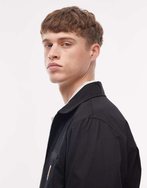Carhartt WIP - Postal - Giacca nera con zip, 4 di 5