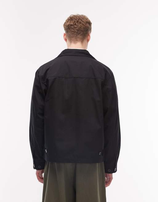 Carhartt WIP - Postal - Jack met ritssluiting in zwart, 3 van 5