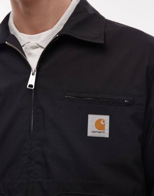 Carhartt WIP - Postal - Jack met ritssluiting in zwart, 5 van 5