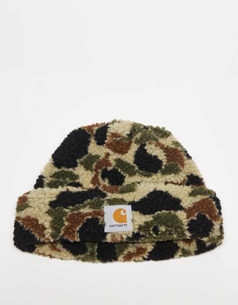 Carhartt WIP prentis beanie in camo - view 1