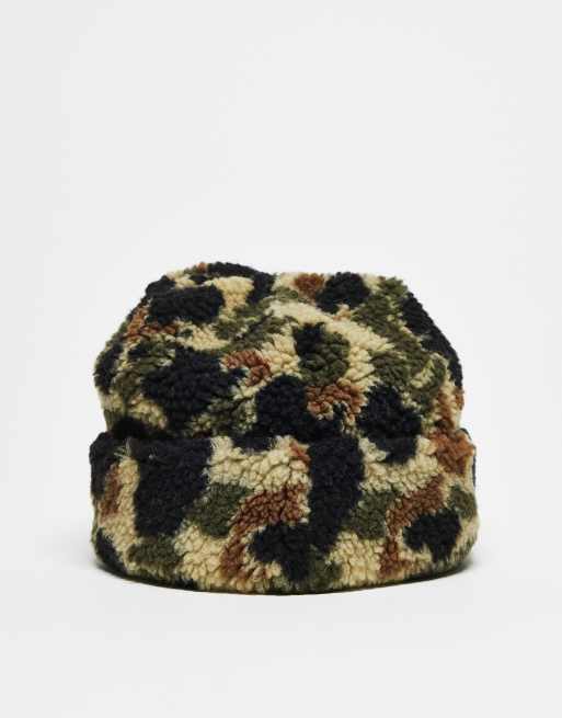 Camo Beanie Carhartt Beanie Fleece Carhartt WIP Prentis Beanie In