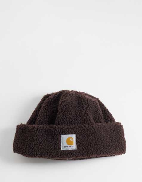 Carhartt WIP Prentis borg-hue i mørkebrun - view 1