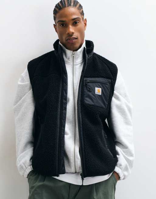 Carhartt WIP Prentis liner gilet in black, 3 of 5