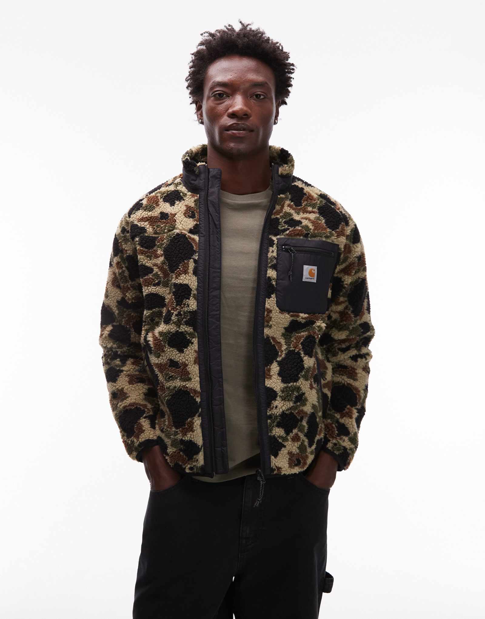 Камуфляжная куртка с подкладкой Carhartt WIP prentis