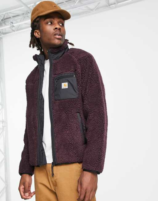 Carhartt WIP - Prentis - Sherpa fleece in paars